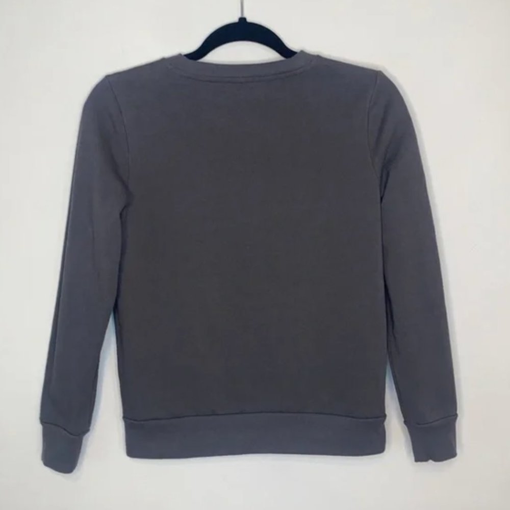 Sezane x Madewell La Superbe XS Gray Crew Neck Sweater - Picture 9 of 9